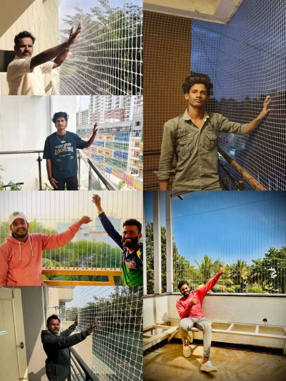 Whitefield safety nets installation team
